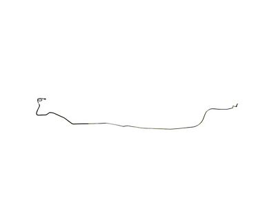 Fine Lines Intermediate Brake Line Kit; Enters Front of Valve; Stainless (82-83 5.0L Camaro)