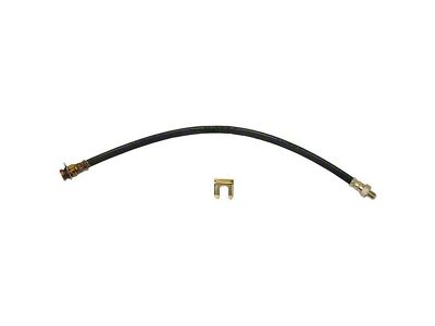 Fine Lines Rear Brake Hose; Stainless (1967 Camaro)