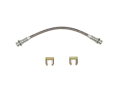 Fine Lines Rear Brake Hose; Stainless (1969 Camaro)