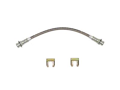 Fine Lines Rear Brake Hose; Stainless (74-75 Camaro)