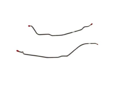 Fine Lines Rear Brake Line Kit; Steel (1968 Camaro w/ Mono-Leaf Spring)