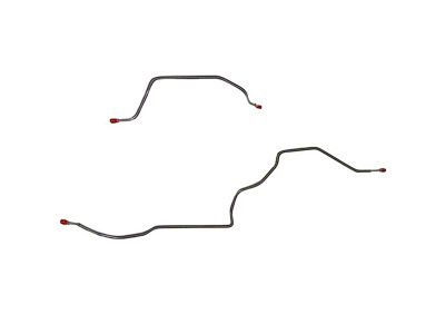 Fine Lines Rear Brake Line Kit; Steel (76-81 Camaro w/o Power Brakes)