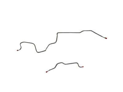 Fine Lines Rear Brake Line Kit; Steel (76-81 Camaro w/ Performance Suspension Package)