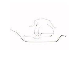 Fine Lines Complete Brake Line Kit with 1/4-Inch Intermediate Line; Stainless (65-66 Corvette C2 w/ Power Brakes)