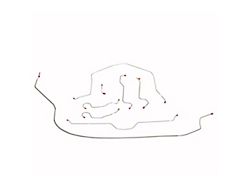 Fine Lines Complete Brake Line Kit; Steel (1969 Corvette C3 w/o Power Brakes)