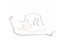 Fine Lines Complete Brake Line Kit; Steel (70-73 Corvette C3 w/ Power Brakes)