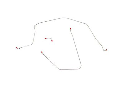 Fine Lines Front Brake Line Kit with 3/16-Inch Master Cylinder Lines; Steel (1965 Corvette C2 w/ Power Brakes)