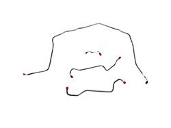 Fine Lines Front Brake Line Kit; Stainless (70-73 Corvette C3 w/o Power Brakes)