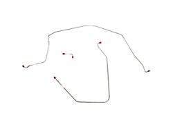 Fine Lines Front Brake Line Kit; Steel (63-64 Corvette C2 w/ Power Brakes)