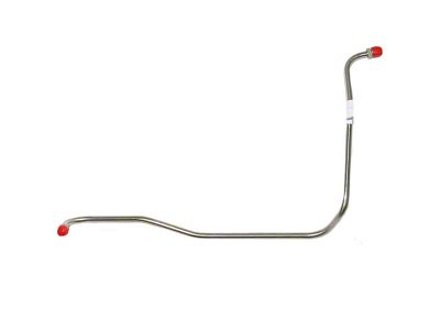 Fine Lines Fuel Pump to Carburetor Fuel Line; 5/16-Inch; Stainless (1967 327 V8 Corvette C2 w/ Factory Upgraded Carburetor)