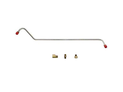 Fine Lines Fuel Pump to Carburetor Fuel Line; Stainless (55-56 Corvette C1)