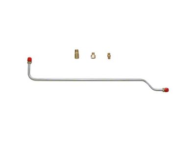 Fine Lines Fuel Pump to Carburetor Fuel Line; Stainless (57-58 Corvette C1)