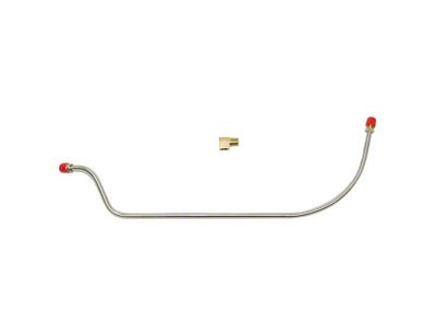 Fine Lines Fuel Pump to Carburetor Fuel Line; Stainless (59-62 283 V8 Corvette C1)