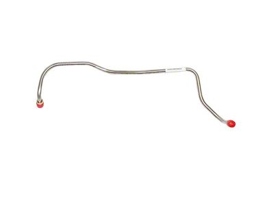 Fine Lines Fuel Pump to Carburetor Fuel Line; Stainless (70-76 350 V8 Corvette C3, Excluding LT1)