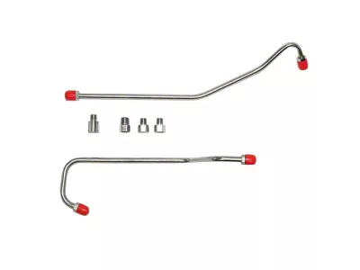 Fine Lines Fuel Pump to Carburetor Lines; Steel (63-65 327 V8 Corvette C2 w/ Fuel Injection)