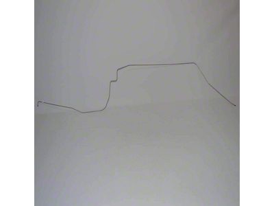 Fine Lines Fuel Return Line; 1/4-Inch; Passenger Side; Stainless (69-74 Corvette C3)