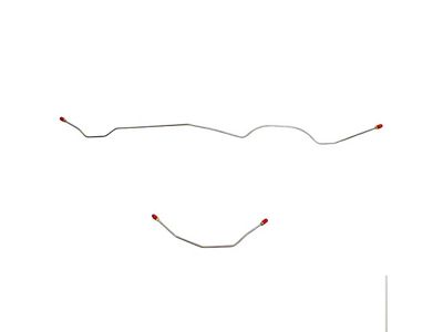 Fine Lines Rear Axle Brake Line; Stainless (1963 V8 Comet, Falcon)