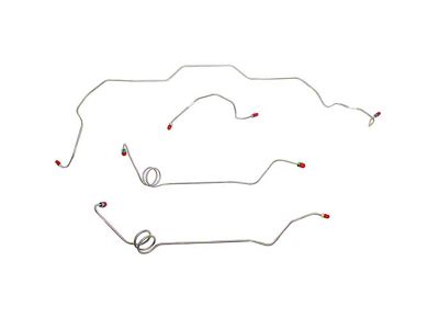 Fine Lines Power Disc Conversion Brake Line Kit; Steel (67-69 Firebird)