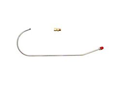 Fine Lines Distributor Vacuum Advance Line; Stainless (55-57 V8 Bel Air w/ Carter 4-Barrel Carburetor)