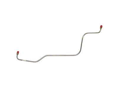 Fine Lines Fuel Pump to Carburetor Fuel Line; 1/4-Inch; Stainless (55-56 265 V8 Bel Air w/ 2 or 4-Barrel Carburetor)