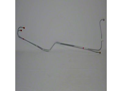 Fine Lines Transmission Cooler Lines; Stainless (1957 V8 Bel Air w/ Powerglide Transmission)