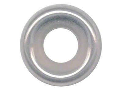 Finishing Washer - Nickel Plated - Cup Type - 1/4