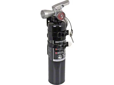 Fire Extinguisher, H3R Halguard, Black, 2.5 Lb.