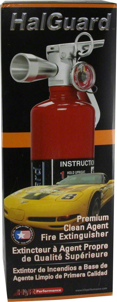 H3R Performance Ecklers Fire Extinguisher, H3R Halguard, Red, 2.5 Lb ...