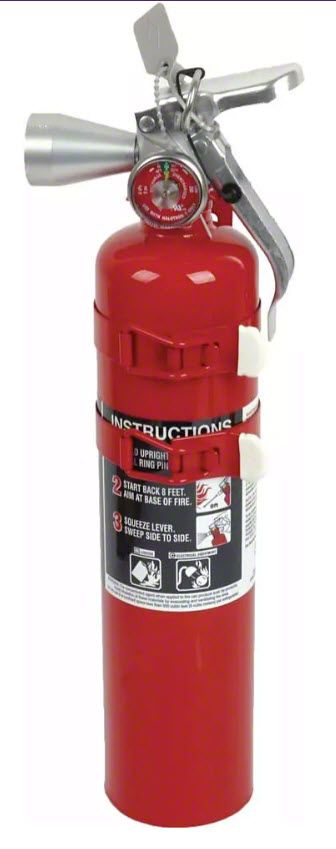H3R Performance Ecklers Fire Extinguisher, H3R Halguard, Red, 2.5 Lb ...