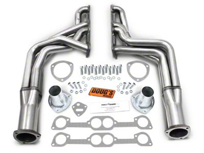 1-7/8-Inch 4-Tube Full Length Headers; Stainless Steel (67-69 326/350/400 V8 Firebird)