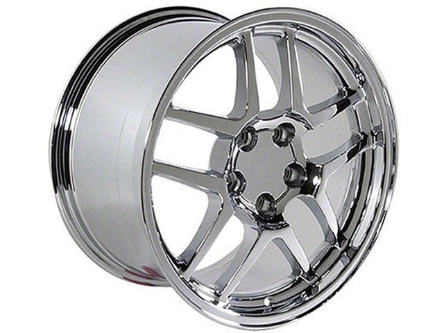 Firebird 17X9.5 Z06 Style Reproduction Wheel, Chrome, 1993-2002