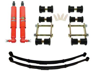 Detroit Speed Multi-Leaf Rear Suspension Speed Kit 1; 2-Inch Drop (67-69 Firebird)