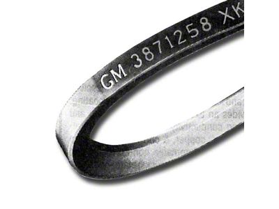 Firebird Air Conditioning Belt, V8, Date Code 4-Q-67, 1968