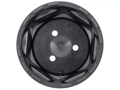Alloy Wheel Center Cap for Zero Offset Wheels; Black (77-92 Firebird)