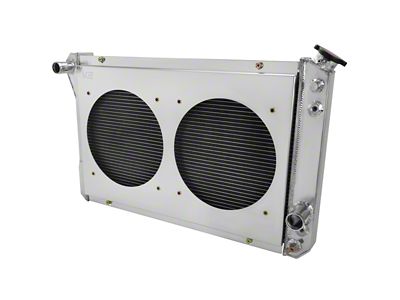 Aluminum Performance Radiator with Fan Shroud; 3-Row (82-92 Firebird)