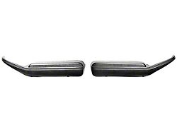 Arm Rests with Door Pull; Black (77-81 Firebird)