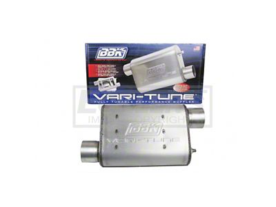 Firebird BBK 2-1/2 Vari-Tune Adjustable Stainless Steel Performance Muffler, Offset