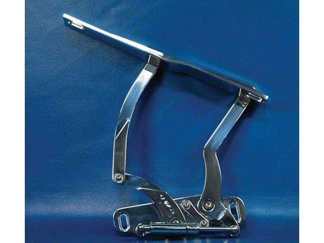 Firebird Billet Aluminum Hood Hinges, Clear Powder Coated Finish, 1970-1981