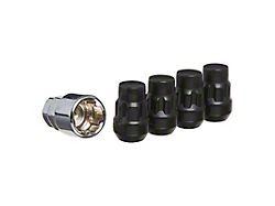 Black Acorn Wheel Locks; M12x1.5; Set of 5 (93-02 Firebird)