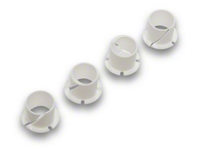 Brake and Clutch Pedal Bushings; 4-Pieces (67-92 Firebird)