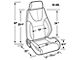 Firebird Bucket Seat, Elite Recliner, Lumbar Right, 1967-1992