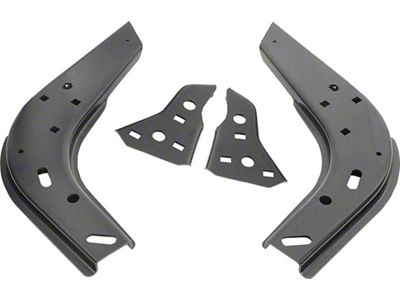 Firebird Bumper Brackets, Front, 1969