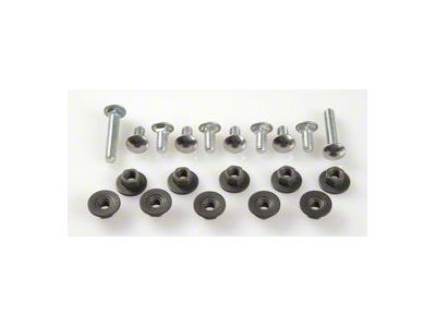 Bumper Mounting Bolt Set,Frt/Rr,S/S Capped,68-69