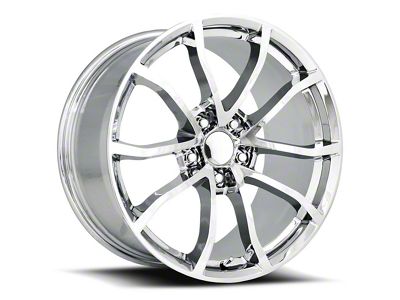 C6 Cup Replica Chrome Wheel; Rear Only; 19x10; 40mm Offset (93-02 Firebird)