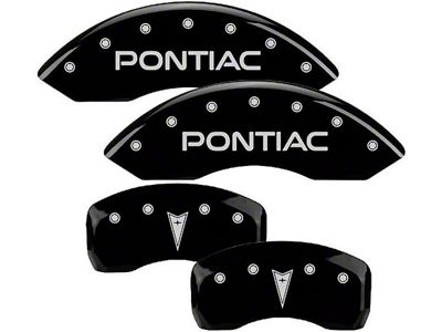 Firebird Caliper Cover Set, MGP, Black, Front & Rear, 1998-2002