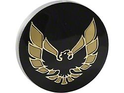 Firebird Center Cap Emblem, Gold, Aluminum Wheel, 1978-1981
