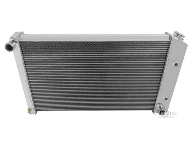 Firebird Champion Aluminum Radiator, Four Row, 1975-1981