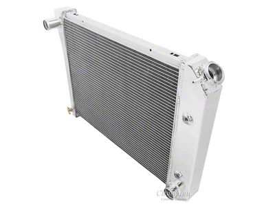 Firebird Champion Aluminum Radiator, Two Row, Six Cylinder,1970-1976