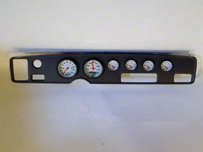Firebird Classic Dash Complete Six Gauge Panel With Autometer Phantom Electric Gauges, 1970-1981