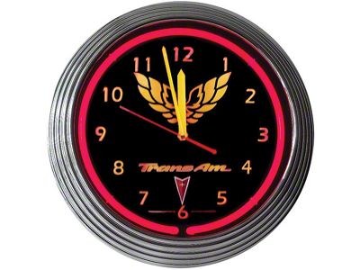 Firebird Clock, Neon Trans Am